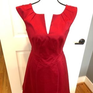 Zac Posen red cocktail dress